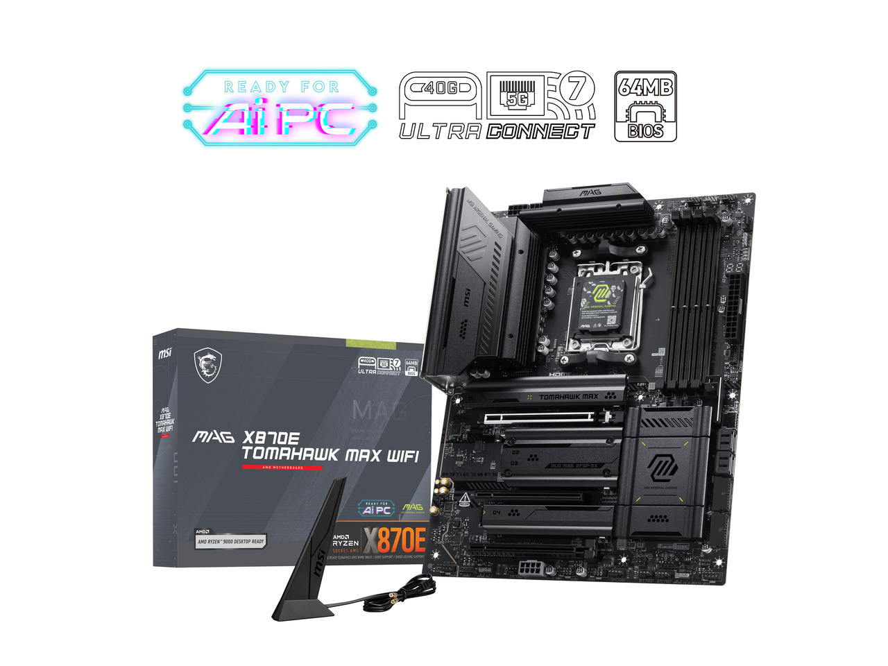 X870E Atx Motherboard - لوحة أم MSI MAG X870E TOMAHAWK